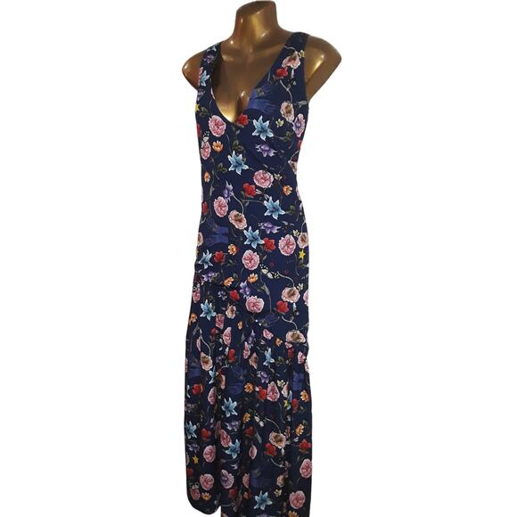 Borgo De Nor Sz 10 THE LOLA Floral Luxe Brand Midi Dress - Picture 2 of 12